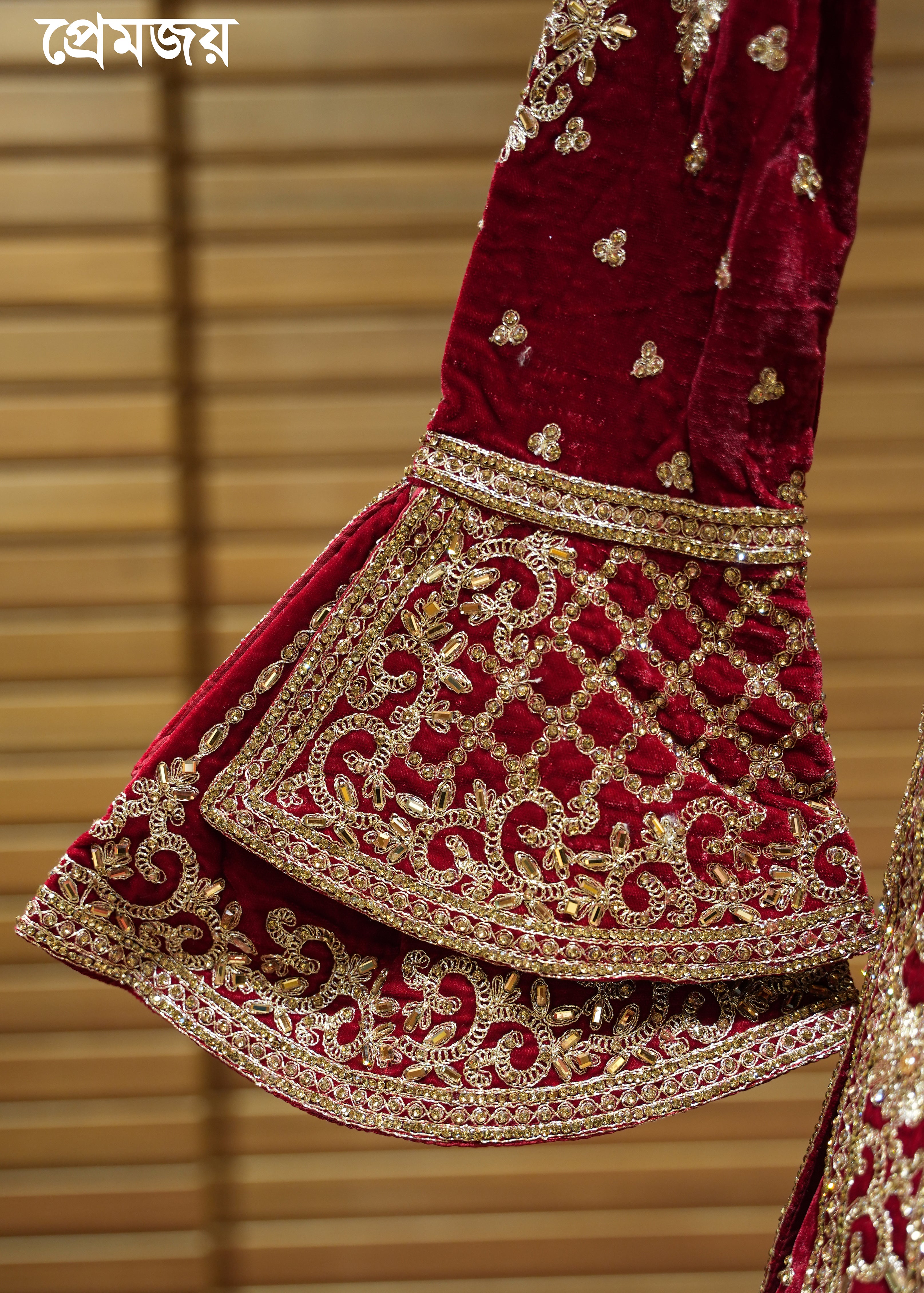 🔥 Flat 70% – 80% OFF - Luxury Tail Cut Bridal Sharara | D51