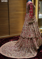 🔥 Flat 70% – 80% OFF - Luxury Tail Cut Bridal Gown | D71