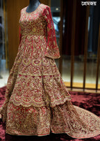 🔥 Flat 70% – 80% OFF - Luxury Tail Cut Bridal Gown | D71