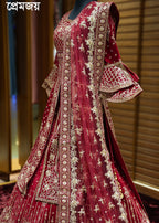 🔥 Flat 70% – 80% OFF - Luxury Tail Cut Bridal Sharara | D51