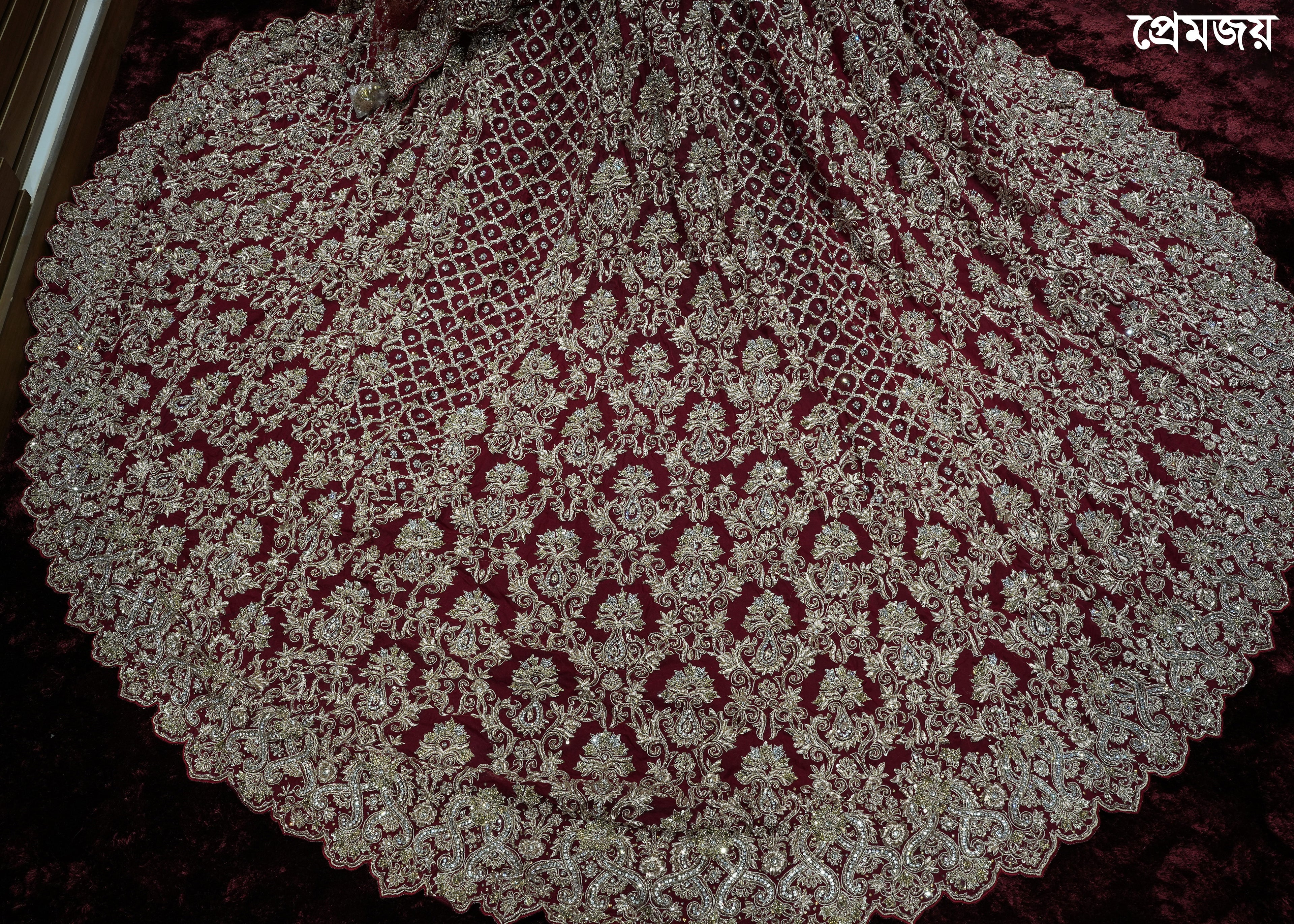 🔥 Flat 70% – 80% OFF - Luxury Tail Cut Bridal Sharara | D44