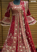 🔥 Flat 70% – 80% OFF - Luxury Tail Cut Bridal Sharara | D51