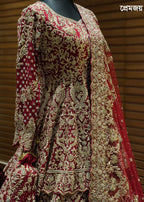 🔥 Flat 70% – 80% OFF - Luxury Tail Cut Bridal Sharara | D44