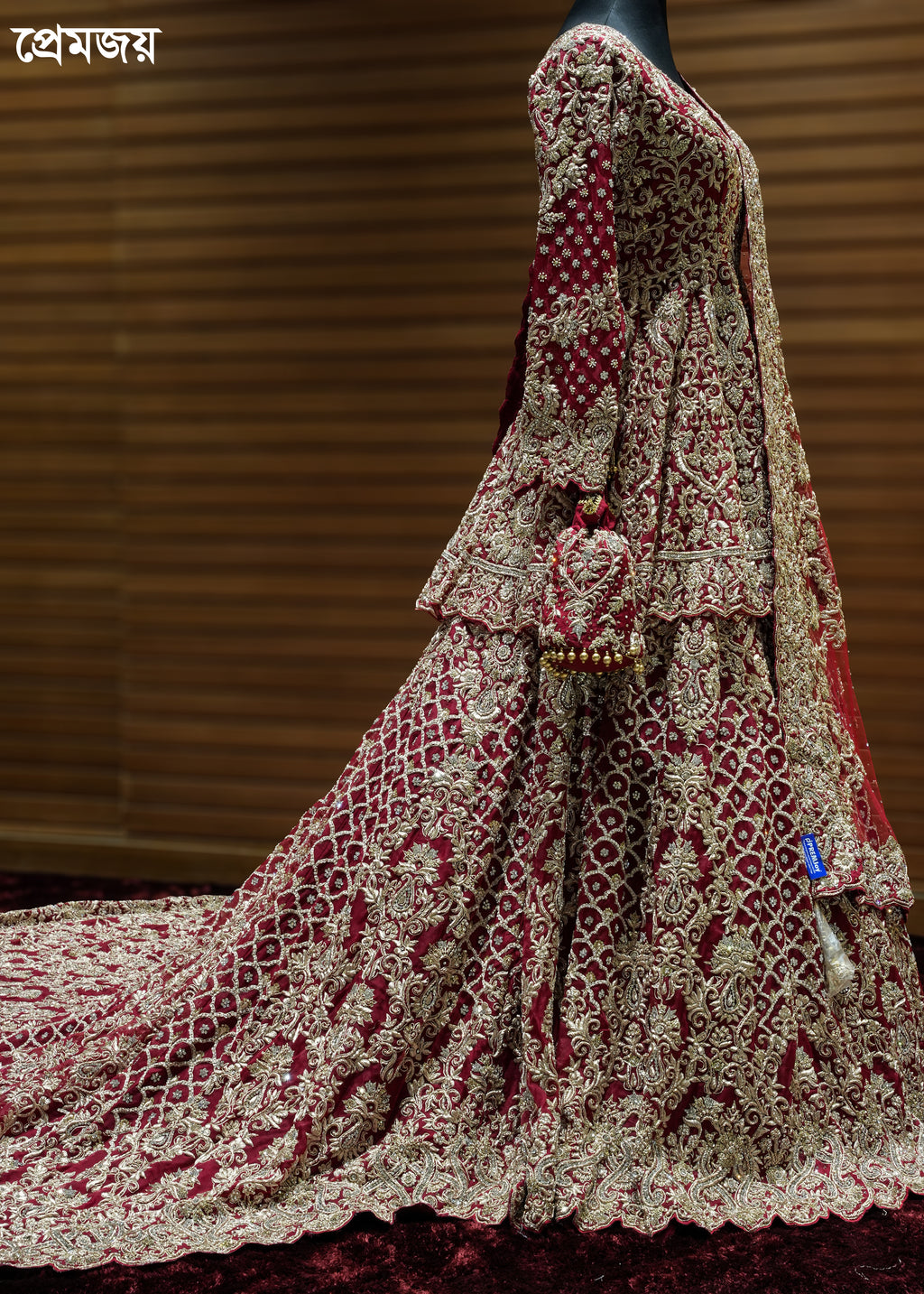 🔥 Flat 70% – 80% OFF - Luxury Tail Cut Bridal Sharara | D44