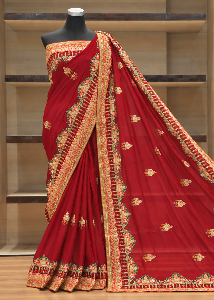 🔥 80% – 90% OFF | Designer Party Wear Saree | D153