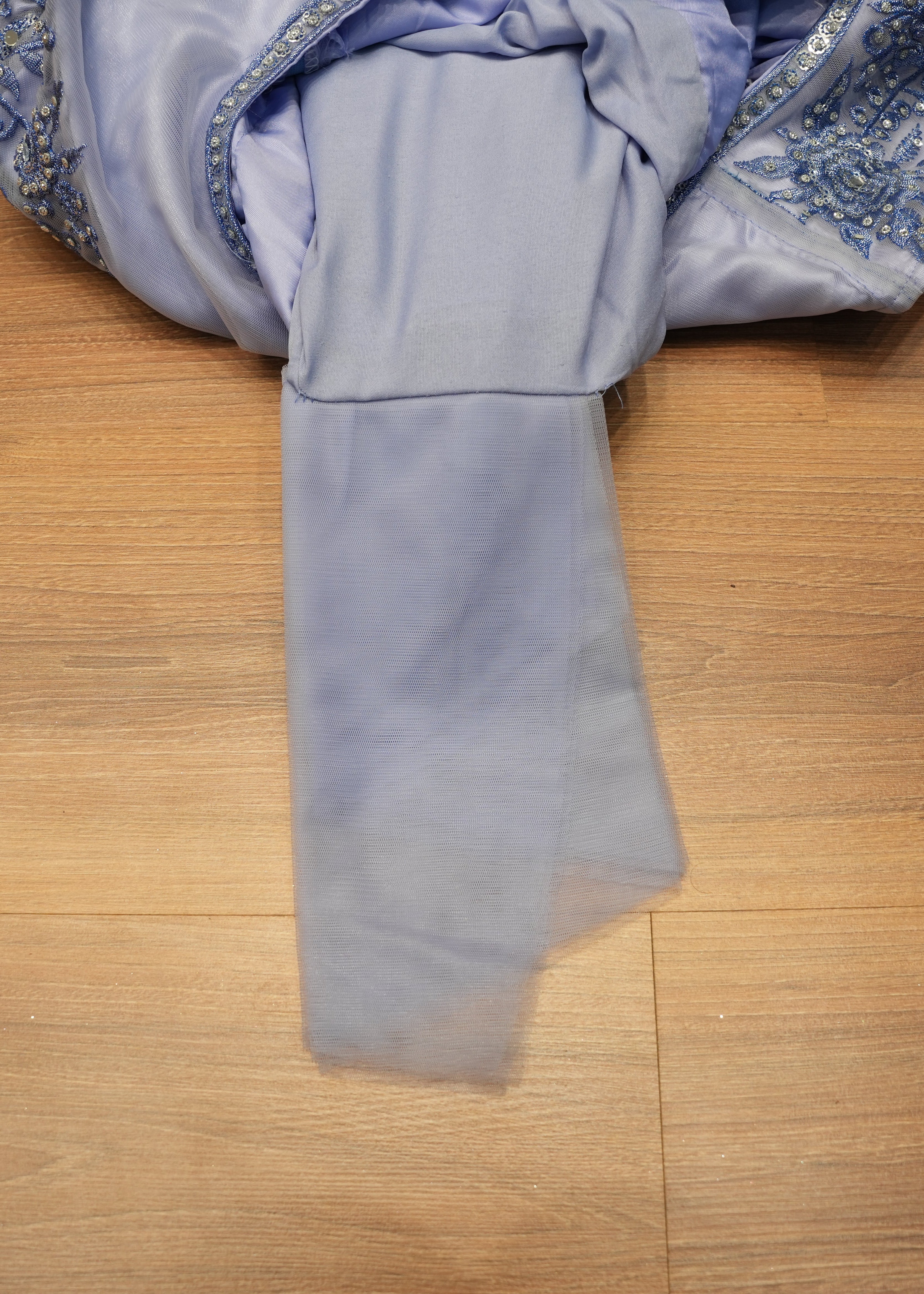 🔥 Flat 70% – 80% Discount - Party Gown with Orna, Sleeve | D10