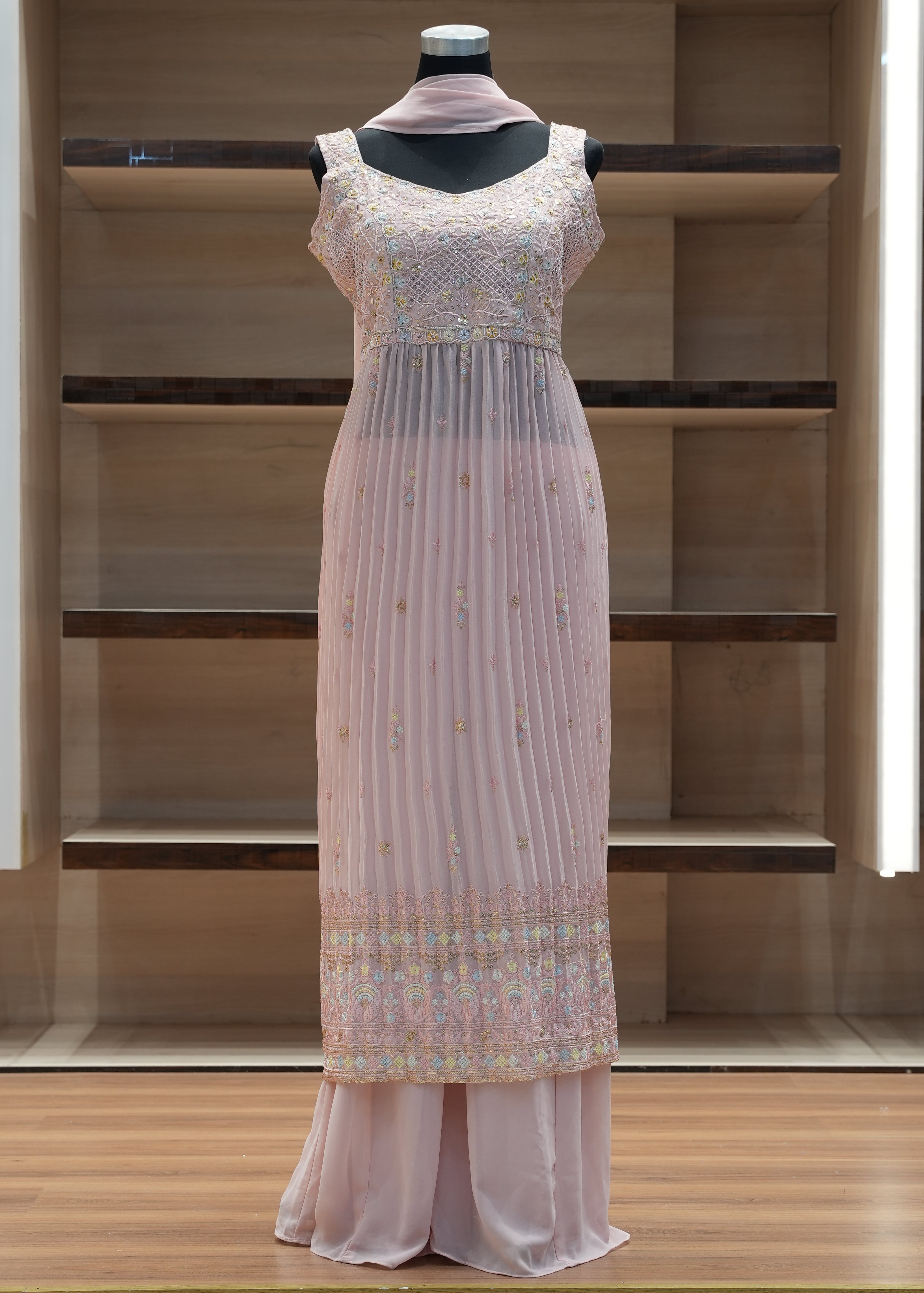 🔥 Flat 70% – 80% Discount - Sharara with Orna, Sleeve | D14