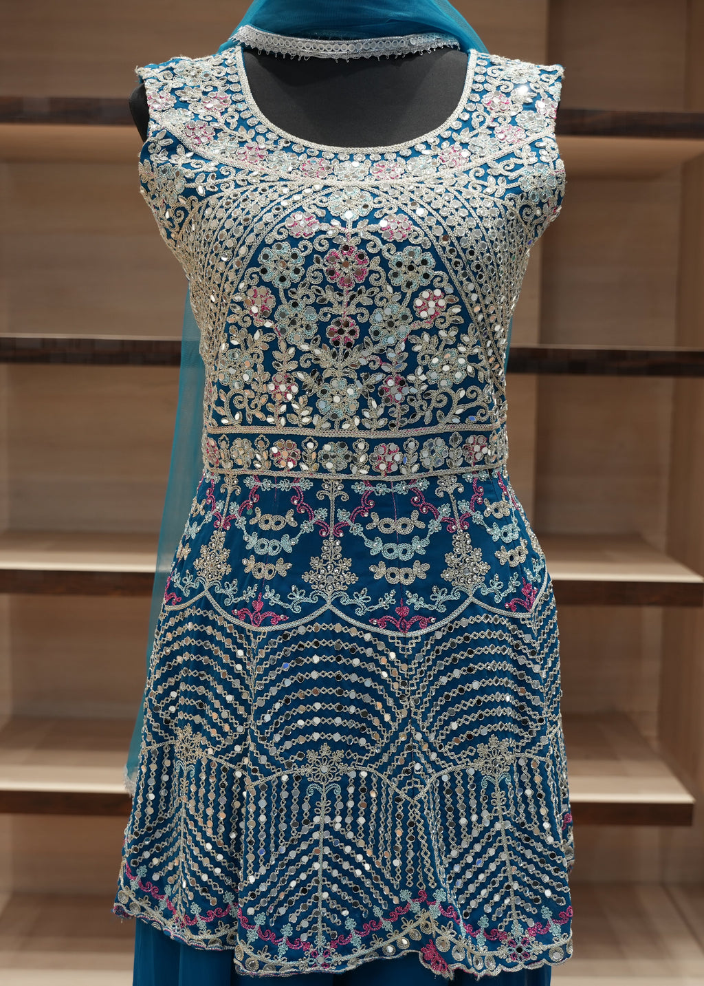 🔥 Flat 70% – 80% Discount - Gharara with Orna, Sleeve | D16