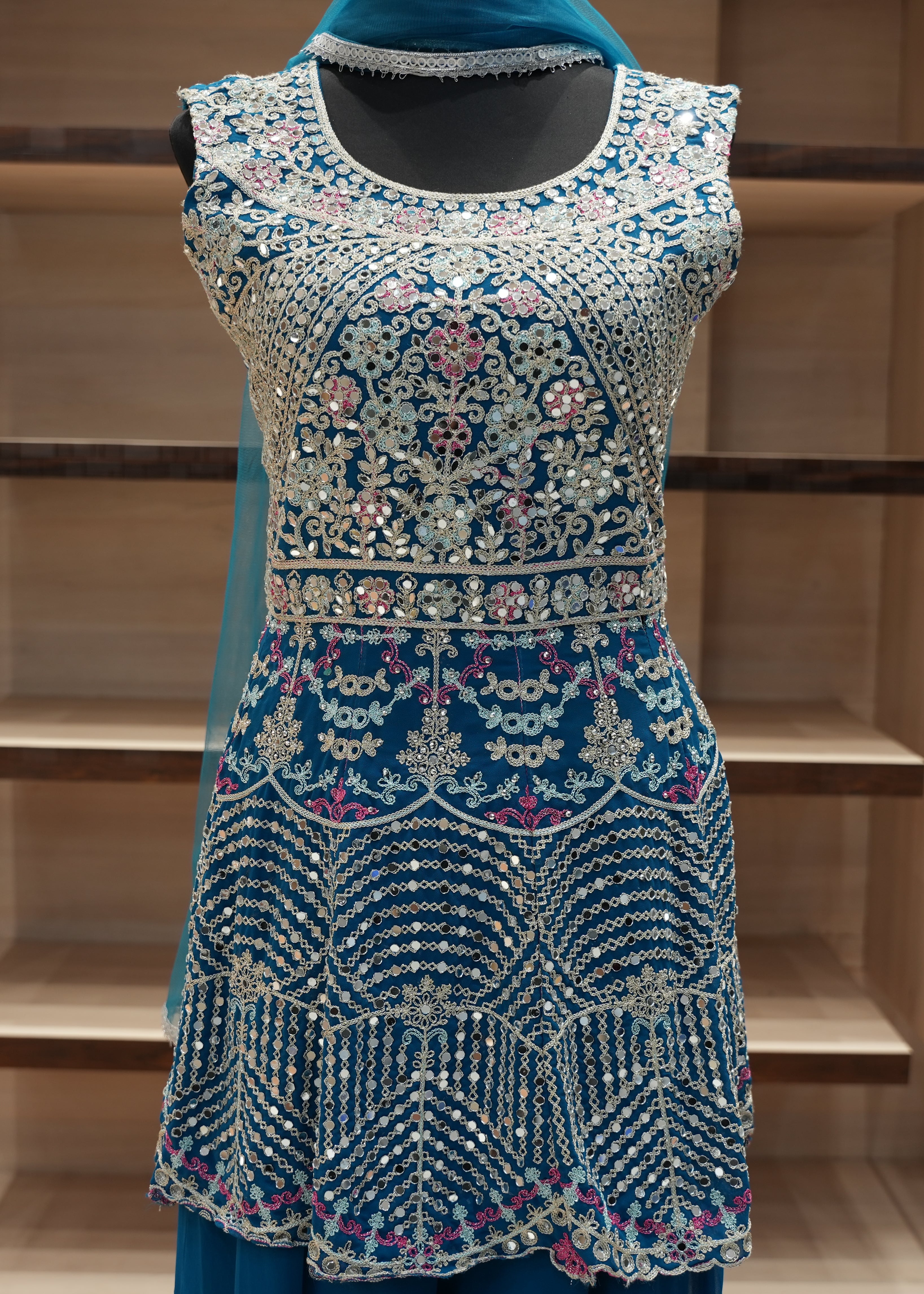 🔥 Flat 70% – 80% Discount - Gharara with Orna, Sleeve | D16