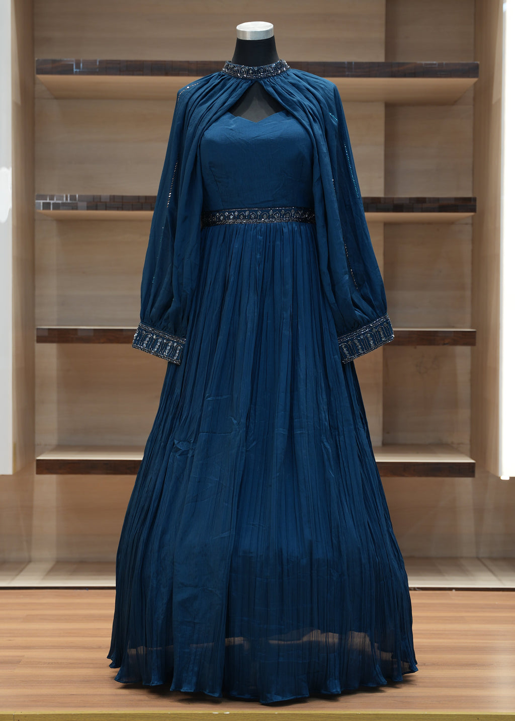 🔥 Flat 70% – 80% Discount - Party Gown with Sleeve | D31