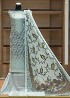 🔥 Discounts & Offers - Unstitched Three Piece Set | D89