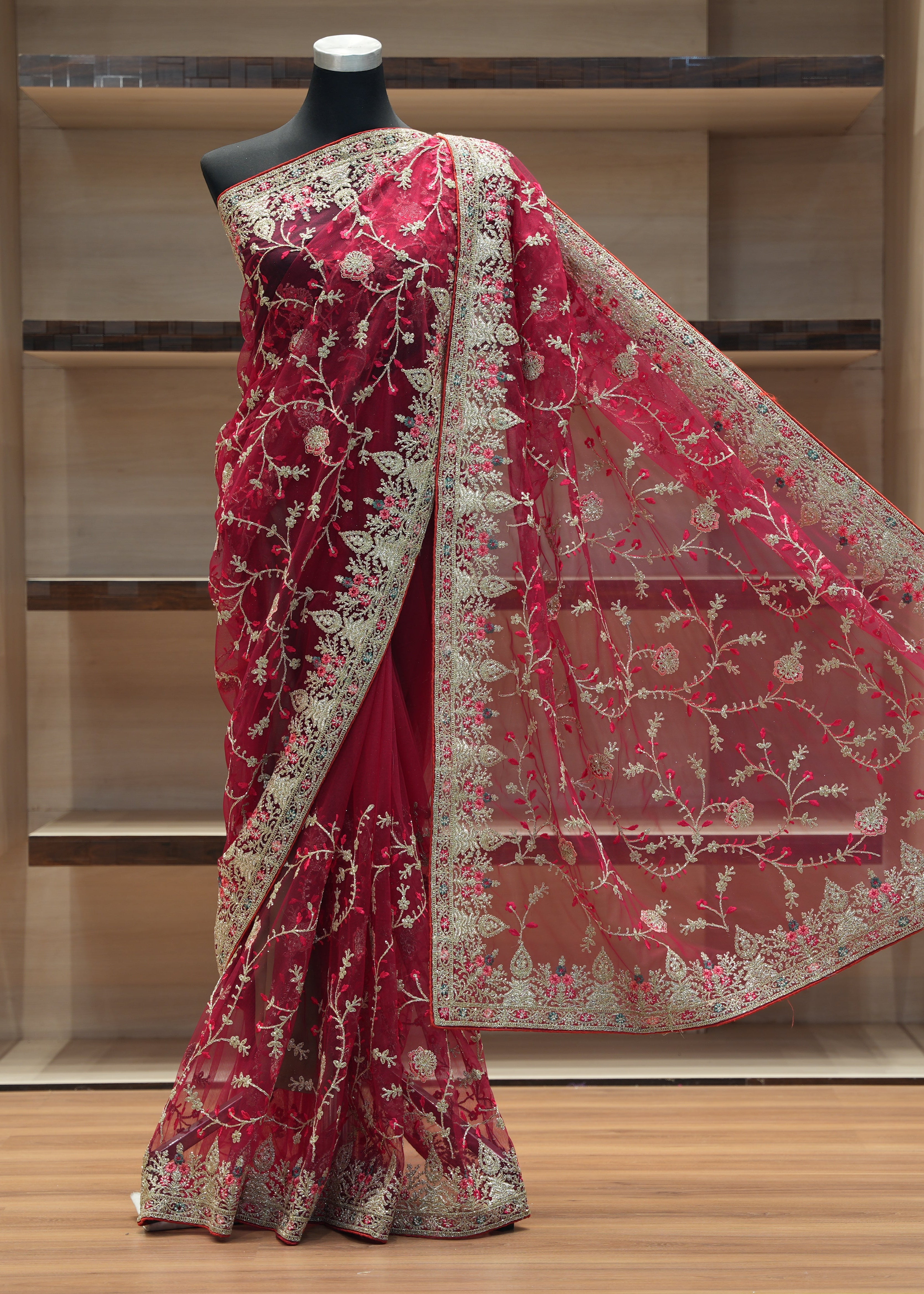 🔥 50% – 70% Discount - Designer Party Wear Saree | D141