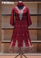♥️ Beautiful Colour Party Dress Collection 🌙 Eid Collection 2027 | D155