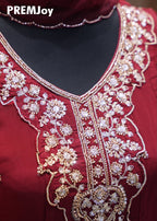 ♥️ Beautiful Colour Party Dress Collection 🌙 Eid Collection 2027 | D155