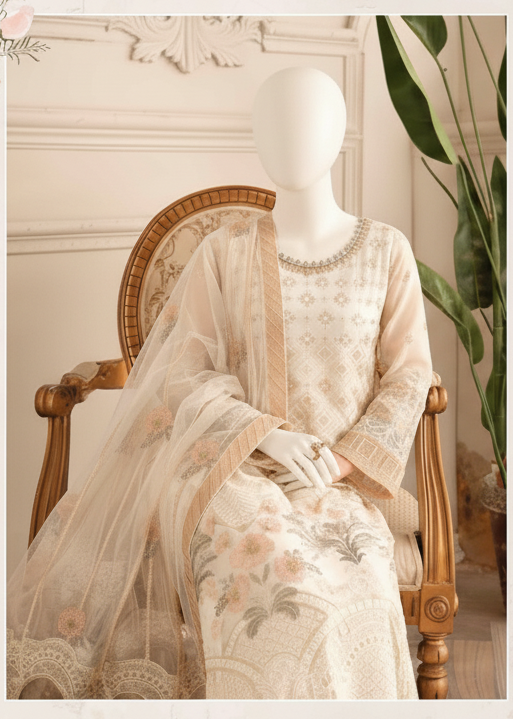 Luxury Chiffon Party Dress - Noor's Gulmina Design 06