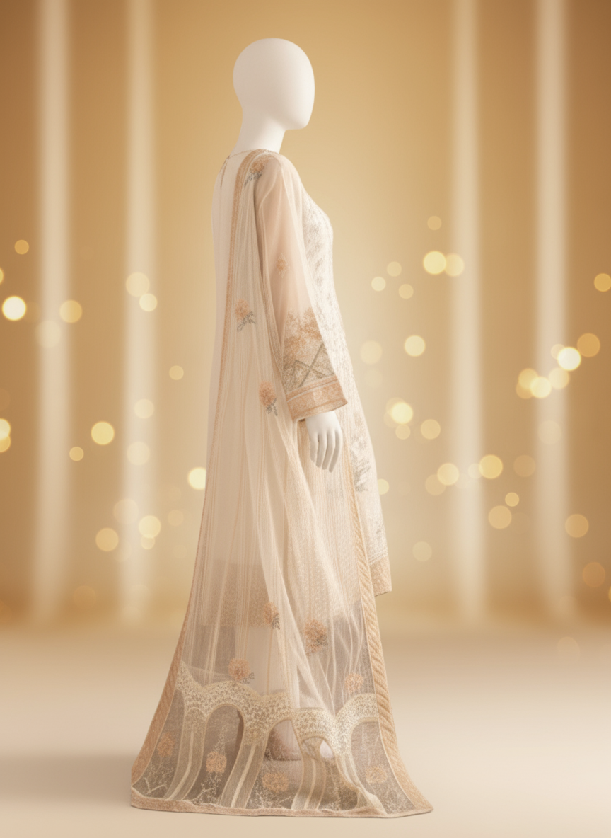 Luxury Chiffon Party Dress - Noor's Gulmina Design 06