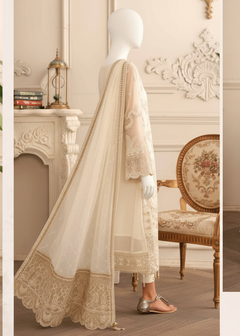 Luxury Chiffon Party Dress - Noor's Gulmina Design 08