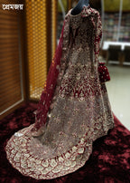 🔥 Flat 70% – 80% OFF - Luxury Tail Cut Bridal Gown | D47