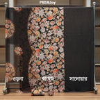 Crepe Silk Unstitched Three Piece | D134