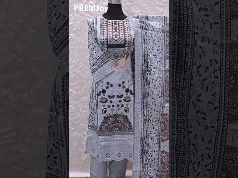 Pure Cotton Readymade Three Piece - PREMJoy